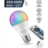 Cata 9W Rgb LED Ampul Kumandalı E27 Duy Renkli Işık 16 Renk Değişimli Akıllı LED Ampul 800LM 220V Uzaktan Kumandalı Dekoratif Aydınlatma - 8 - 10 W