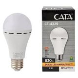 Cata 9W Şarjlı LED Ampul E-27 Duy Tipi 6400K Renk Sıcaklığı ile Enerji Tasarruflu Aydınlatma - Beyaz