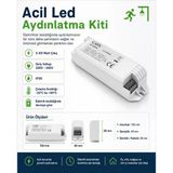 Cata Acil Aydınlatma Kiti 3-60W (Led Drıver Trafosu)