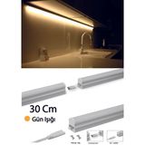 Cata Anahtarlı Mutfak Tezgah-Raf Aydınlatması 30CM 220V - 3000K - Gün Işığı