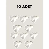 Cata Aygün CT-4215 Çanak LED Ampul Gün Işığı 4000K GU10 Duy 8W - 10 Adet