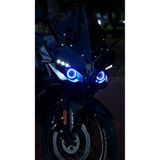 Cata Bajaj Pulsar Rs200 2015 -2024 Model Uyumlu Angel Neon Led Halka Tak Çalıştır Mavi Renk