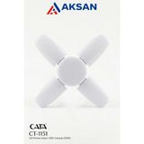 Cata CT-1151 Pervane Ampul Katlanabilir LED 30W 3200 Lümen E27 Duy Günışığı (5 Adet) - Gün Işığı