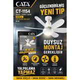 Cata Ct-1154 62 Watt Lodos Fan Led Tavan Vantilatörü (Yeni Model)