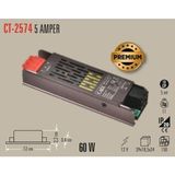 Cata CT-2574 12V 5AMPER 60W LED Trafo