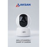 Cata CT-4050 3mp Fhd 360° Dönen Wi-Fi Akıllı Ip Bebek ve Güvenlik Kamerası Gece Görüşlü Çift Yönlü Ses - 1 ADET