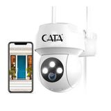 Cata Ct-4051 Akıllı Dış Mekan 360° Wifi Güvenlik Kamerası 3Mp Full Hd Gece Görüşlü Ses Ve Hareket Algılamalı Tuya Smart Life Destekli Ip