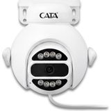 Cata CT-4051 Akıllı Dış Mekan Güvenlik Kamerası 3mp Wifi Gece Görüşlü 360° Ses ve Hareket Uyarılı Ip Kamera