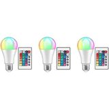 Cata CT-4058 Kumandalı Rgb LED Ampul 9W - 3 Adet ( Renk Değiştiren Ampul )