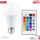 Cata CT-4058 Uzaktan Kumandalı Rgb LED Ampul 9 W E27 Duy - Sarı