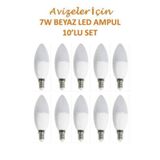 Cata CT 4079 10 Adet Günışığı 3200k 7W Buji Led Ampul