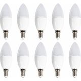 Cata CT-4079 10’lu Set LED Buji Ampul 7W E14 6400K Beyaz Işık 680 Lümen Enerji Tasarruflu Avize Ampulü - 1 - 10 W