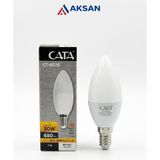 Cata CT-4079 7W E14 Ince Duy LED Buji Ampul 6400K Beyaz Işık | Avize, Aplik, Abajur Uyumlu (10 Ad - 0,5 W - Altın