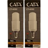 Cata CT-4092 8W 3200K (Günışığı) E14 Duylu LED Ampul (2 Adet) - Gün Işığı