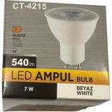 Cata CT-4215 7W 6500K (Beyaz Işık) GU10 Duylu Spot LED Ampul - 1 - 10 W