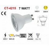 Cata CT-4215 7W LED AMPUL GU10 KIRMIZI Ampul