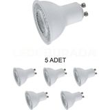 Cata CT-4215 LED Ampul GU10 Duy Günışığı (Sarı) 7W - 5 Adet - Renkli