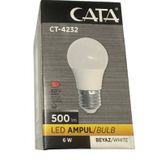 Cata Ct-4232 6W 6400K (Beyaz Isik) E27 Duylu Led Ampul (8 Adet)