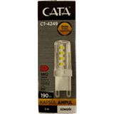Cata CT-4249 3W 3200K (Günışığı) G9 Duylu Kapsül LED Ampul - Gün Işığı