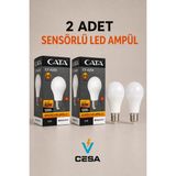 Cata CT-4259 Sensörlü Ampul 12WATT (2ADET) - ikili