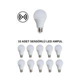 Cata CT-4259 Sensörlü Led Ampul 15W Beyaz Işık- 10’lu Paket