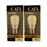 Cata Ct-4261 2W 6500K (Beyaz Işık) E14 Duylu Mini Led Ampul (2 Adet) Vitrin