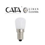 Cata Ct 4261 2W Buz Dolabı Led Ampul 6400K Beyaz Işık E14 Duy