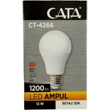 Cata Ct-4266 12W 6400K (Beyaz Isik) E27 Duylu Led Ampul (8 Adet)