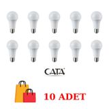 Cata Ct-4277 9watt Led Tasarruflu Ampul Beyaz 10 Adet