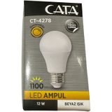 Cata Ct-4278 12W 6400K (Beyaz Isik) Dimlenebilir E27 Duylu Led Ampul (2 Adet)