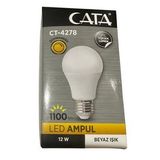 Cata CT-4278 12W 6400K (Beyaz Işık) Dimlenebilir E27 Duylu Led Ampul (4 Adet)