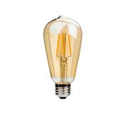 Cata CT-4284 6W E27 2700K Amber Rustik LED Ampul Duy Tipi E-27 ile Sıcak Işık - Yok