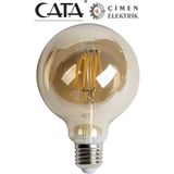 Cata CT 4286 9W G95 Glop Rustik Led 2700K Amber E27 Duy