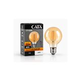 Cata CT-4286v Rustik LED Glop G95 Filament Ampul 9W Amber E27