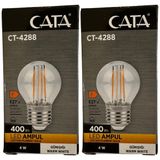 Cata CT-4288 4W 2700K (Günışığı) E27 Duylu LED G45 Filament Ampul (2 Adet) - Gün Işığı