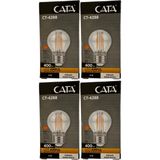 Cata CT-4288 4W 2700K (Günışığı) E27 Duylu LED G45 Filament Ampul (4 Adet) - Beyaz