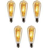 Cata CT-4350 4W (30W) Armut Rustik LED Ampul 1800K Amber Işık - 5 adet