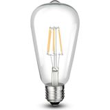 Cata CT-4353 Edison LED Ampul 8W E27 Duy Günışığı 3200K Rustik Filament - Altın