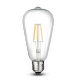 Cata Ct-4353 Rustik Fılament Led Ampul Nostalji 8w 6400k Beyaz [uzun] E27 (3 ADET)