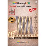 Cata CT-4539 24V Günışığı Işık 240 LED İç Mekan Şerit LED (5 Metre) ÜRÜN 24 VOLTTUR YANLIŞ TRAFO İLE ÇALIŞTIRMAYIN