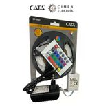 Cata Ct 4557 Rgb Şerit Led Set 5 Mt Rgb Led 3 Renk+Trafo+ Kumanda Vitrin