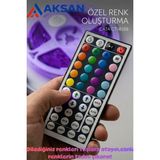 Cata CT-4558 5 Metre Rgb Şerit LED Kumandalı Adaptörlü Tak Çalıştır Tam Set (Tv Arkası/oyuncu Odası)