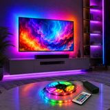 Cata Ct-4558 Rgb Şerit Led Seti 5 Metre 15 Renk Kumandalı Trafolu Dekoratif Led Aydınlatma Vitrin