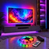 Cata CT-4558 RGB Şerit LED Seti 5 Metre 15 Renk Kumandalı Trafolu Dekoratif LED Aydınlatma