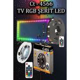 Cata CT-4566 Tv Arkası Rgb Şerit LED Işık Seti 16 Renk Uzaktan Kumandalı USB Bağlantılı Ambiyans Aydınlatma - 3 m