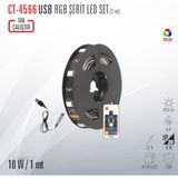 Cata CT-4566 USB RGB Şerit LED Set 3 Metre 12 V Enerji Tasarruflu Renk Seçenekleri ile