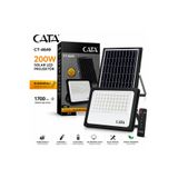Cata CT-4649 200W Kumandalı Solar LED Projektör Güneş Enerjili Bahçe Dış Mekan Otopark Villa Güvenlik Aydınlatma Beyaz Işık