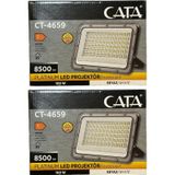 Cata Ct-4659 100W 6500K (Beyaz Işık) Led Projektör (2 Adet)