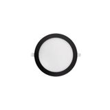 Cata CT-5125B 6W Slim Led Panel siyah kasa yuvarlak aydınlatma Armatür Sıcak Beyaz 3200K ışık