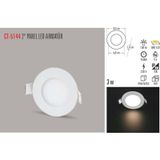 Cata CT-5144 3W 6500K Armatür 12 Adet Beyaz LED Panel